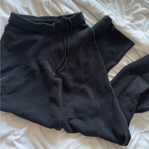 Skims Light Cozy Straight Pant in Black